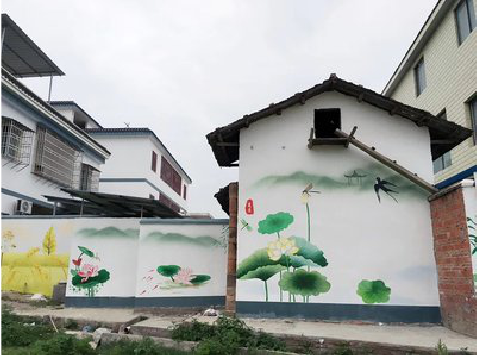 大竹室外墙绘-从选材到保养。