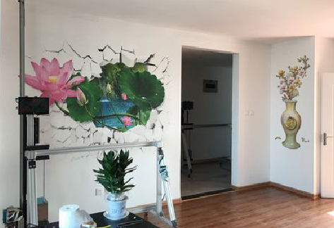 大竹墙体彩绘相比墙纸的优势。