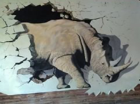 大竹在墙绘中，如何绘制3D效果？