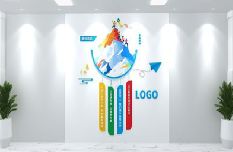 大竹公司企业形象墙的工艺材料有哪些？